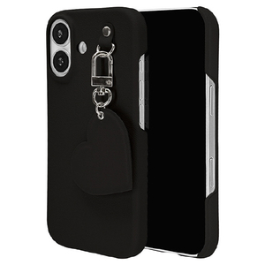 ラスタバナナ iPhone17用ILBE キーリングハンガー付きPCケース ブラック 8976IP5APCBK-イメージ1