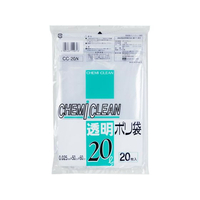 ケミカルジャパン 透明ポリ袋 20L 20枚 FC310RK-CC-20N