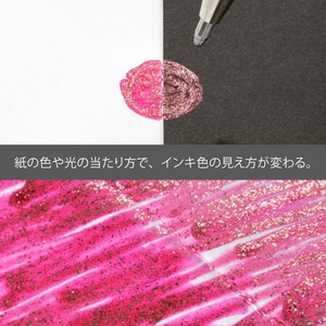 ぺんてる デュアルメタリック 1.0mm ピンク+メタリックピンク FCE379U-K110-DP-イメージ3