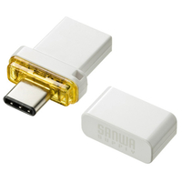 サンワサプライ USBメモリ（64GB）Type-C＆USB Aコネクタ付き UFD-3TC64GW
