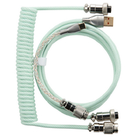 GRAPHT ライティング コイルケーブル USB TypeC-A グリーン TGR021-CA-GN