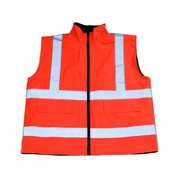 トラスコ中山 TRUSCO/フリース付安全ベスト XL オレンジ TFAB-OR-XL FCD556C-8557763