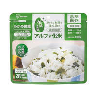 アイリスオーヤマ α化米 わかめご飯 100g FCN5019-100g-ﾜｶﾒ