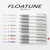 ぺんてる ボールペン替芯 FLOATUNE フローチューン 0.5mm 赤 10本 FC322SU-XZRN5-B-イメージ7