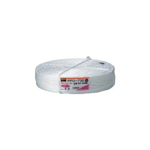 トラスコ中山 TRUSCO　PPロープ　幅4mmX長さ300m　白 PP-4300-イメージ1