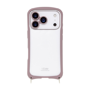 NATURAL　design iPhone17 Pro用 背面型ケース I．COLOR カカオ IP25-63P-ICSH05-イメージ1