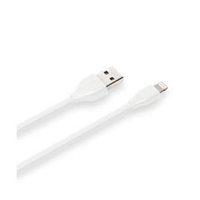 PGA Lightningコネクタ用 USBフラットケーブル(0．5m) ホワイト PGMFILGFC05WH