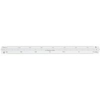 ステッドラー 三角スケール オールアルミ製 ポケット型15cm FC92413-987 15-11