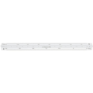 ステッドラー 三角スケール オールアルミ製 ポケット型15cm FC92413-987 15-11-イメージ1