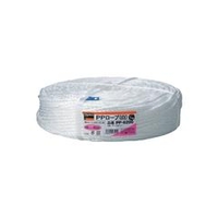 トラスコ中山 TRUSCO　PPロープ　幅6mmX長さ200m　白 PP-6200