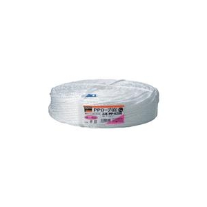トラスコ中山 TRUSCO　PPロープ　幅6mmX長さ200m　白 PP-6200-イメージ1