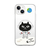 abbi FRIENDS iPhone 15 Plus用ネコマンジュウソフトクリアケース キャットウォーク オン ザ ムーン ABF25402I15PL-イメージ1