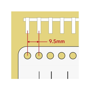 カール事務器 ルーズリング 10mm ホワイト 6本入 FCU3409-LR-10-W-イメージ8