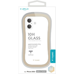 MSソリューションズ iPhone 17用耐傷・耐衝撃ハイブリッドケース 「ViAMO freely」 ベージュ LN-IM25VMFBG-イメージ1