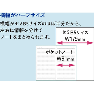 コクヨ キャンパス スキマ時間ポケットノート ドット罫 パープル 40枚 FCJ300T-ﾉ-PN291BT-V-イメージ3