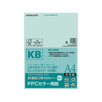 コクヨ PPCカラー用紙 A4 ブルー 100枚入 F805339-KB-C139NB