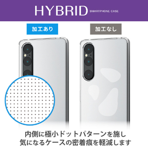 エレコム Xperia 1 V用ハイブリッドケース クリア PM-X231HVCKCR-イメージ4