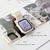 GAACAL Apple Watch Series 1-3 [42mm]用スワロフスキーフレーム ホワイト×ゴールド W00065WG3-イメージ2