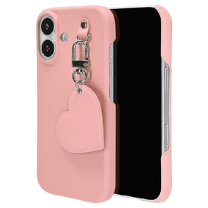 ラスタバナナ iPhone17用ILBE キーリングハンガー付きPCケース ピンク 8978IP5APCPK-イメージ1