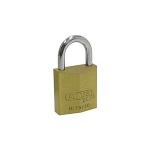 アバス社 ABUS　真鍮南京錠　EC75－30　ディンプルシリンダー　バラ番 EC75-30-KD-イメージ1