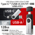 エレコム Type-C/USB-Aコネクター対応USBメモリ(128GB) ブラック MF-TPC3128GBK-イメージ2