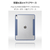 エレコム 13インチiPad Air(M3/M2)用フラップケース 薄型軽量 カラーエッジ 背面クリア ブルーグレー TB-A25XWVFCBG-イメージ5