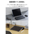 エレコム 13インチiPad Air(M3/M2)用フラップケース 薄型軽量 カラーエッジ 背面クリア ブルーグレー TB-A25XWVFCBG-イメージ6