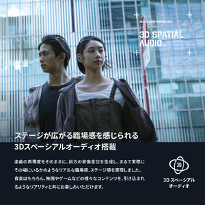 AVIOT トゥルーワイヤレスイヤホン ブラック TE-A1-BK-イメージ12