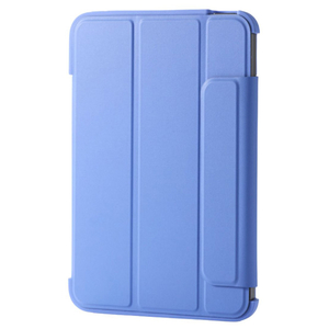 エレコム iPad mini(A17 Pro)/iPad mini (第6世代)用ハイブリッドフラップケース 背面クリア 2アングル スリープ対応 ブルー TB-A24SWVFCBU-イメージ1