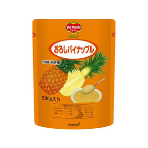 キッコーマン キッコーマン食品/デルモンテ おろしパイナップル 500g FC350RX-イメージ1