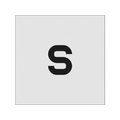 アイマーク ステンシル S 文字サイズ50×40mm FC414JC-8186071