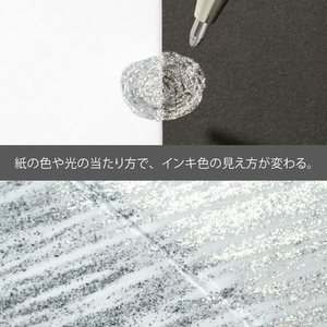 ぺんてる デュアルメタリック 1.0mm シルバー FCE382U-K110-DZ-イメージ3