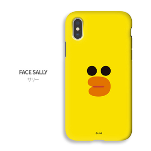 LINE FRIENDS iPhone XR用ケース DUAL GUARD フェイス サリー KCL-DFA008-イメージ10