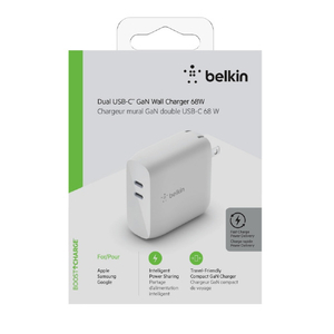 BELKIN PD対応USB充電器(68W) BOOST UP CHARGE Pro ホワイト WCH003DQWH-イメージ2