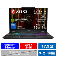 MSI Cyborg-17-B2RWFKG-6665JP オデッセイグレイ & スケルトン CYBORG17B2RWFKG-6665JP