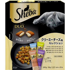 マースジャパンリミテッド シーバ デュオ クリーミーチーズ味セレクション(200g) ｼ-ﾊﾞﾃﾞﾕｵﾁ-ｽﾞｱｼﾞｾﾚｸｼﾖﾝ200G-イメージ1