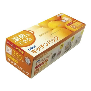 宇部フィルム 湯煎もできるキッチンパック Mサイズ 250枚入 FC412SR-イメージ1