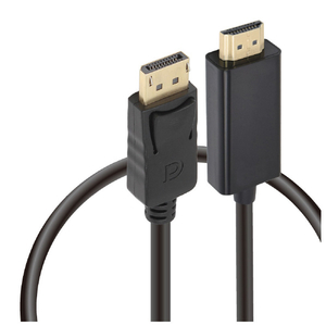 JTT DisplayPort-HDMI変換ケーブル 2m JT-DPHD2M-BK-イメージ1