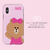 LINE FRIENDS iPhone XR用ケース DUAL GUARD ベーシック ブラウン KCL-DBA005-イメージ5
