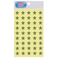 エーワン エーワンシール 金 星型 小 1シート入り 08404