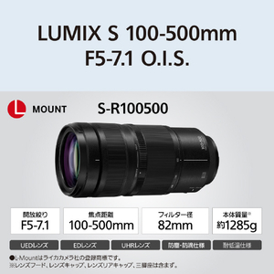 パナソニック デジタル一眼カメラ用交換レンズ S-R100500-イメージ4