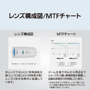 パナソニック デジタル一眼カメラ用交換レンズ S-R100500-イメージ9