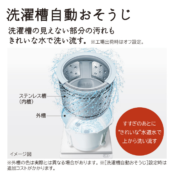 日立 12.0kg洗濯乾燥機 ビートウォッシュ ホワイト BW-DX120J W 0kg ナイアガラ ビート洗浄