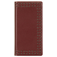 Eblouir iPhone XS Max用ケース Dot Studs Diary レッド EB14405I65