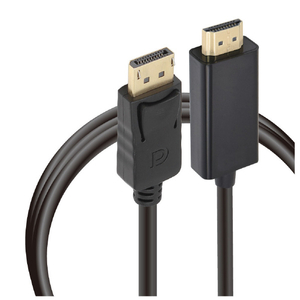 JTT DisplayPort-HDMI変換ケーブル 3m JT-DPHD3M-BK-イメージ1