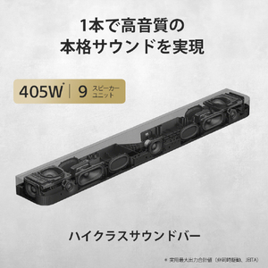 SONY サウンドバー ブラック HT-A7100-イメージ3