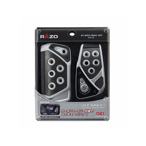カーメイト RAZO GT SPEC PEDAL SET AT-S FCB2271-RP101-イメージ1
