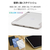エレコム 13インチiPad Air(M3/M2)用フラップケース 薄型軽量 カラーエッジ 背面クリア グレージュ TB-A25XWVFCGB-イメージ4