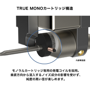オーディオテクニカ デュアルムービングコイル(MC)モノラルカートリッジ AT33XMONO/I-イメージ11