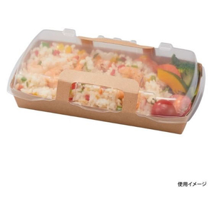 パックスタイル 弁当容器 ロックボックス500 本体 50枚 FC263SH-00641068-イメージ6